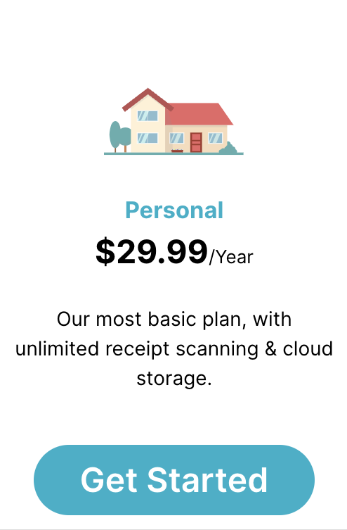 SimplyWise Personal subscription pricing